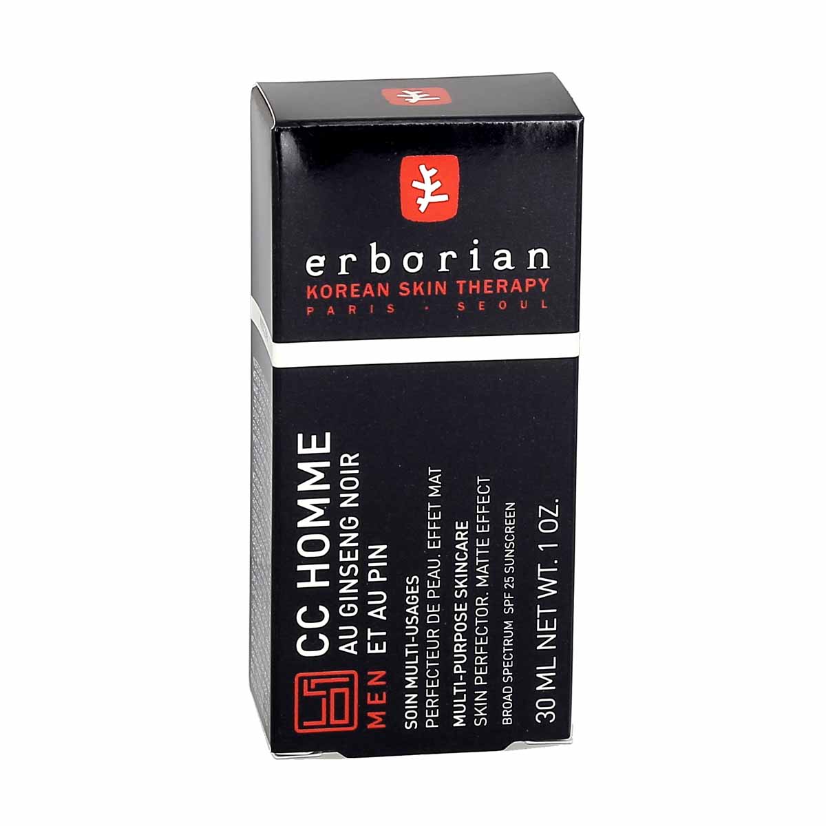 Erborian CC Crème voor mannen met zwarte ginseng en pijnboom
