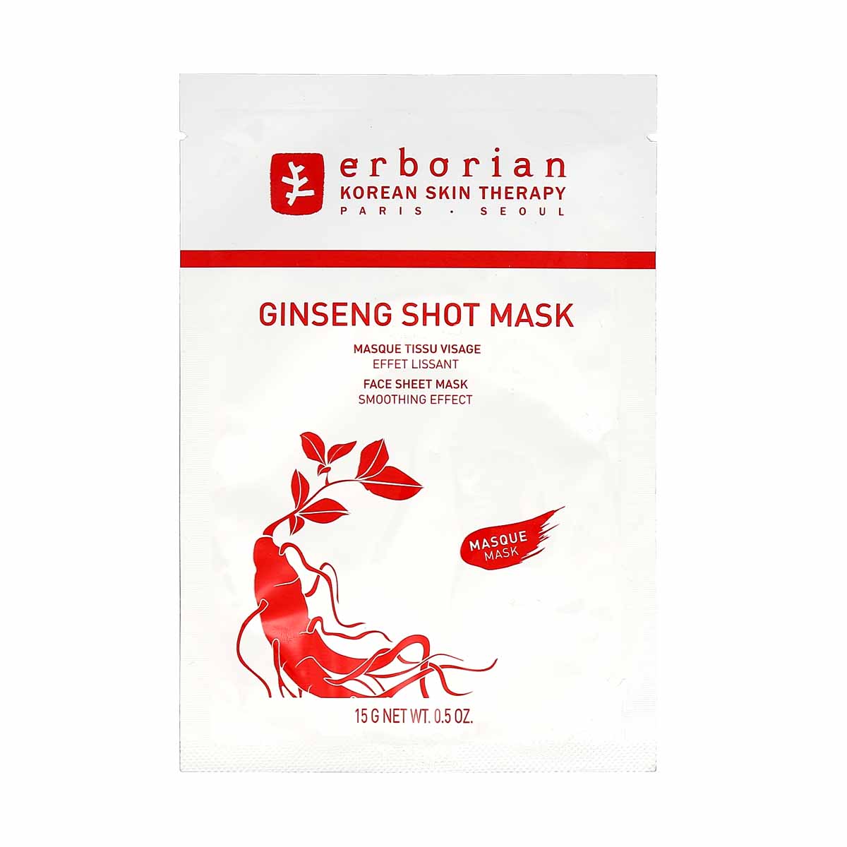 Erborian ginsengschuimmasker