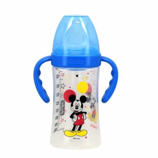 Dodie Initiation+ 270ml zuigfles met Mickey handgrepen 0-6 maanden