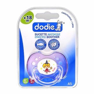 Dodie Anatomisch Rubber Fopspeen +18 maanden Princesse A5