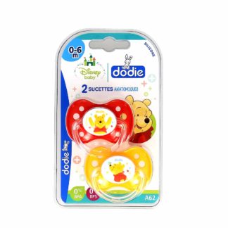 Dodie Anatomische Siliconen Fopspeen 0-6 maanden Winnie De Poeh A62