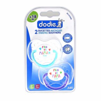 Dodie Anatomische Siliconen Fopspeen +18 maanden Waaier A44
