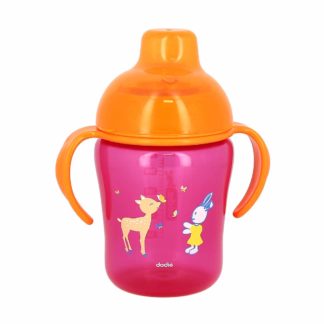 Dodie Trainingsbeker 300ml 12 maanden en + Roze