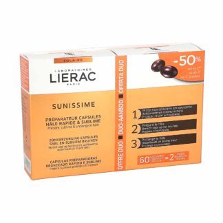 Lierac Sunissime Preparateur Capsules Snel en Subliem bruin