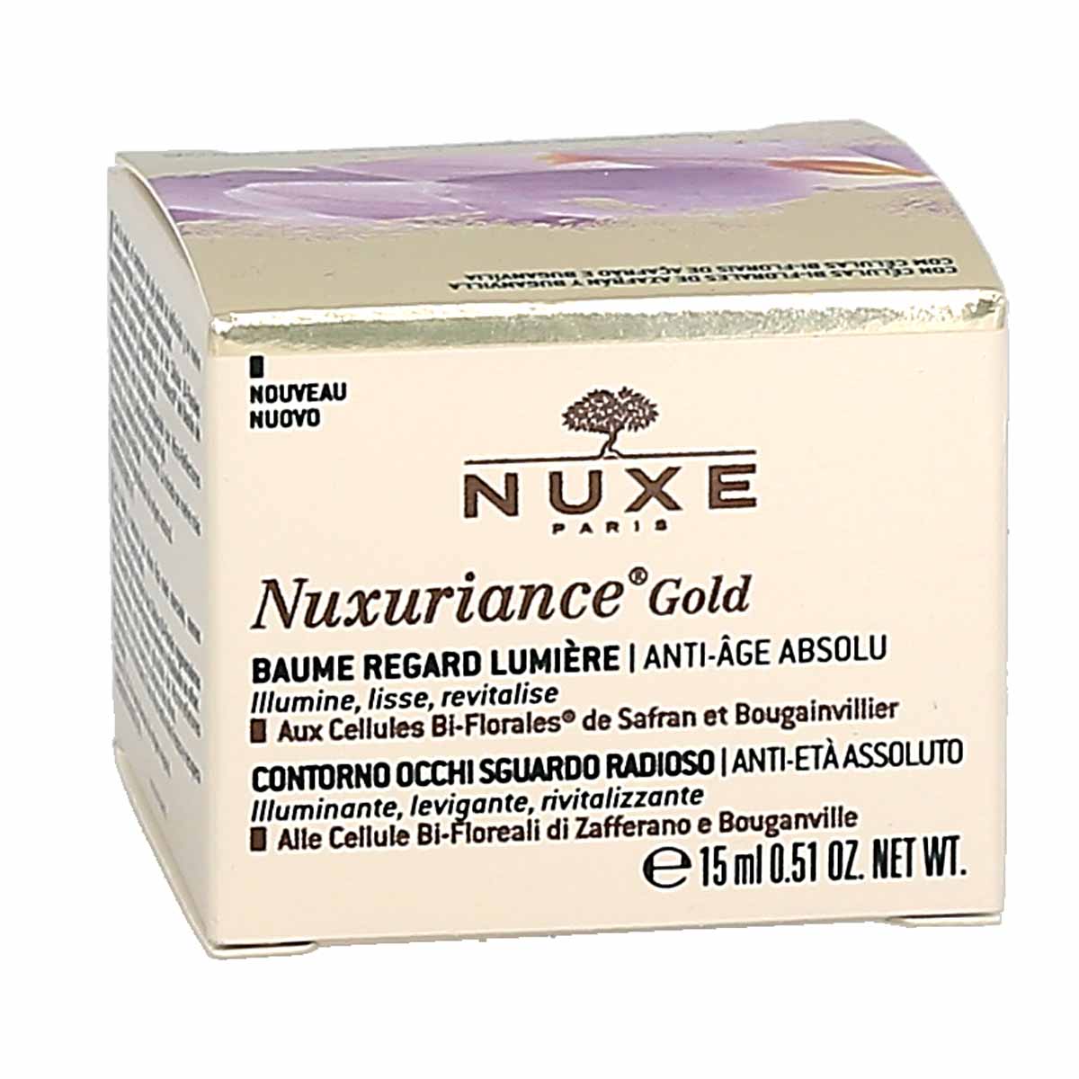 Nuxe Nuxuriance Goud Baume Regard Lumière