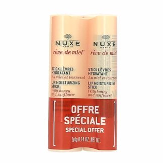 Nuxe Rêve de Miel Stick Lèvres Hydratant Lot de 2x4g