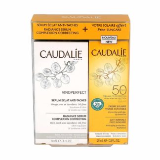 Caudalie Vinoperfect Serum + Zonnebrandcrème Geschenkset