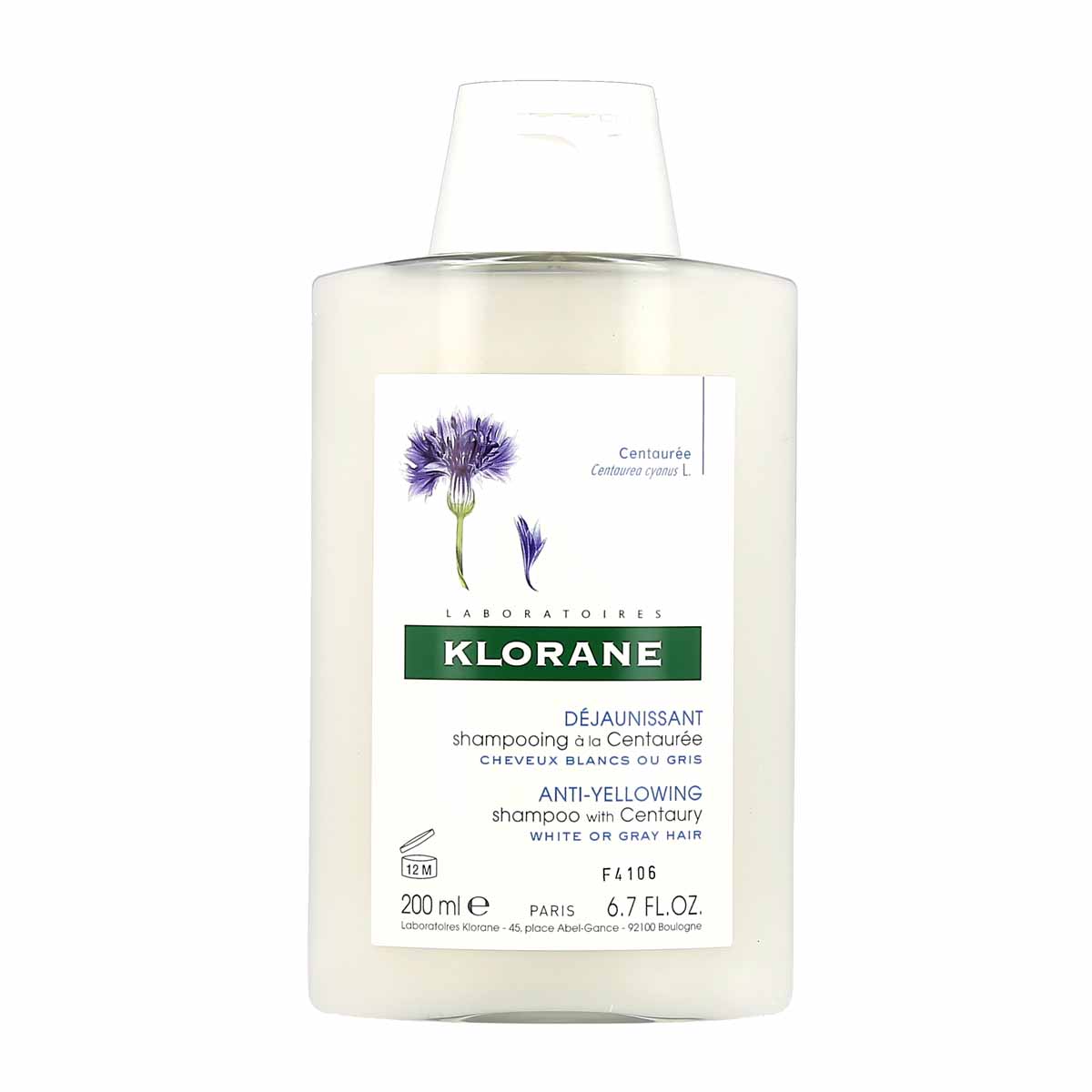 Klorane Dejauning Shampoo met Centhaurea