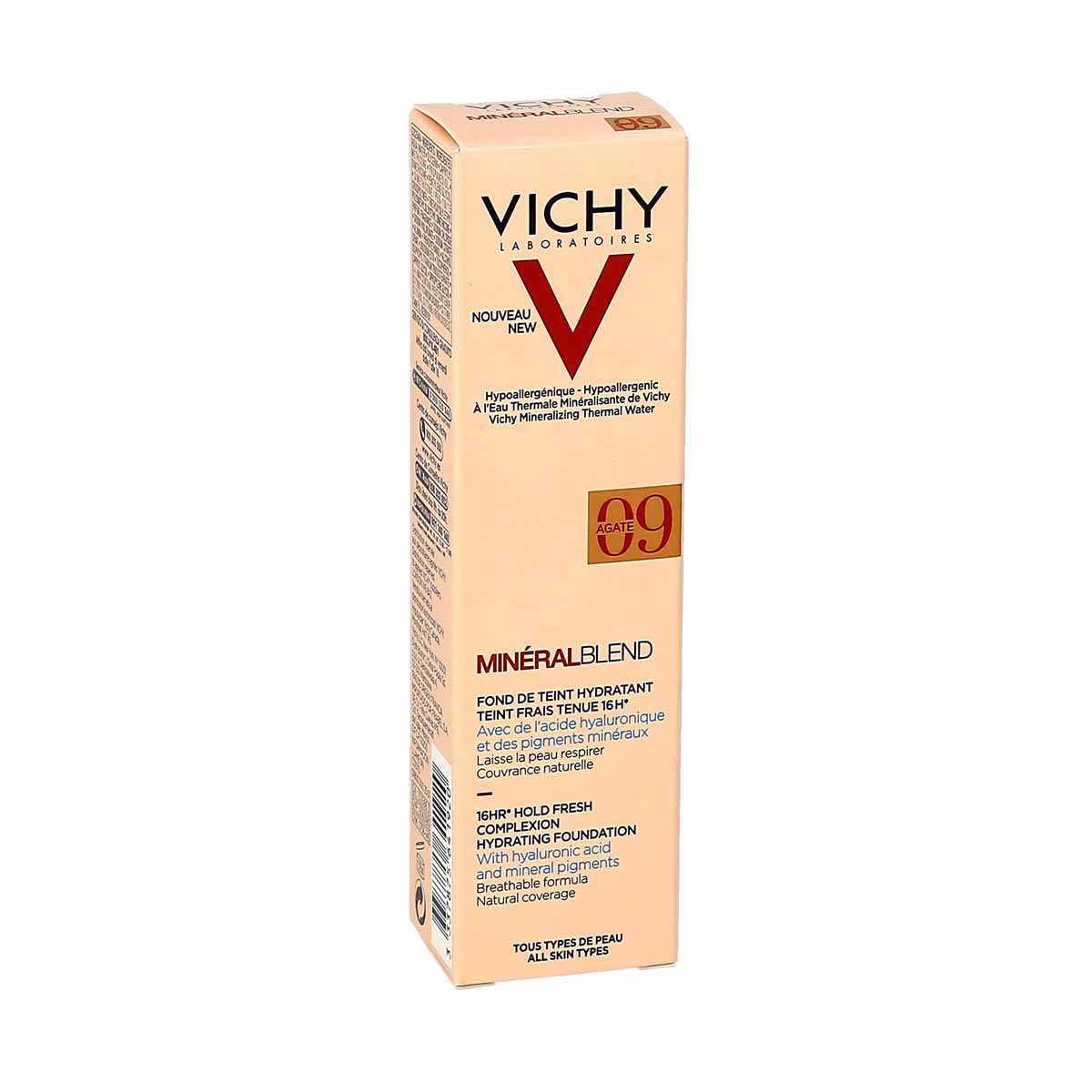 Vichy Minéralblend Hydraterende Foundation Fresh Complexion 16H Houvast Tint: 09 Agaat