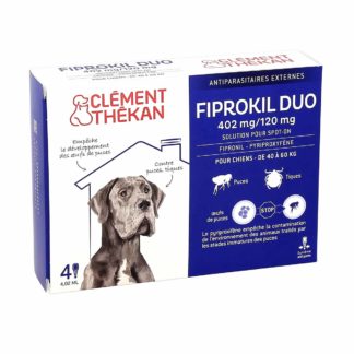 Clement Thekan Fiprokil Duo 402mg 120mg Honden 40-60kg