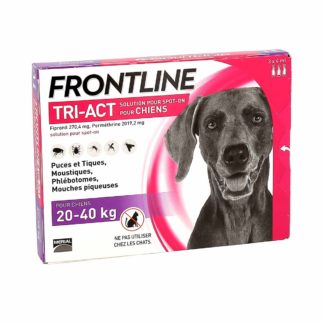 Frontline Tri-Act Oplossing voor Spot-On Honden 20-40kg