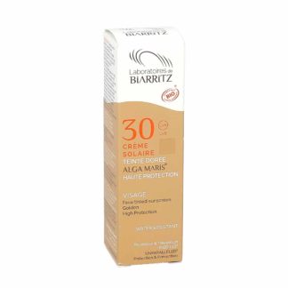 Laboratoires de Biarritz ALGA MARIS Sun Care Gezichtscrème SPF30 Golden Hue