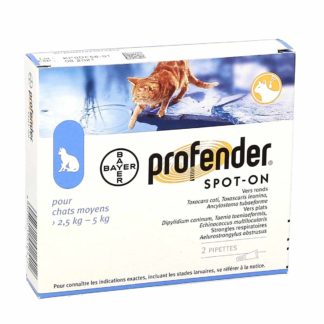 Profender Spot-On Ontwormer Middelgrote Katten 2