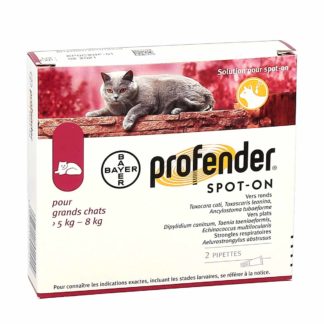 Profender Spot-On Ontwormingskuur Grote Katten 5 -8 kg
