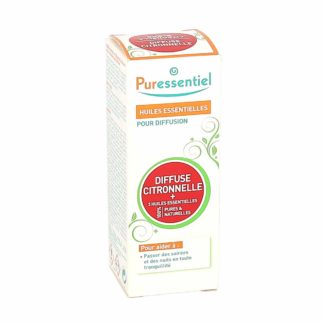Puressentiel Citroengras verstuiver met 3 essentiële oliën