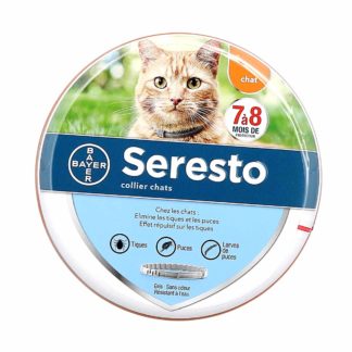 Seresto vlooien- en tekenhalsband voor katten