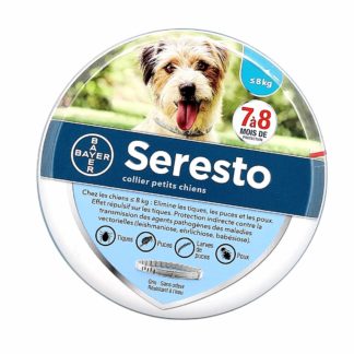 Seresto Vlooien- en Tekenhalsband Kleine Honden ≤ 8kg