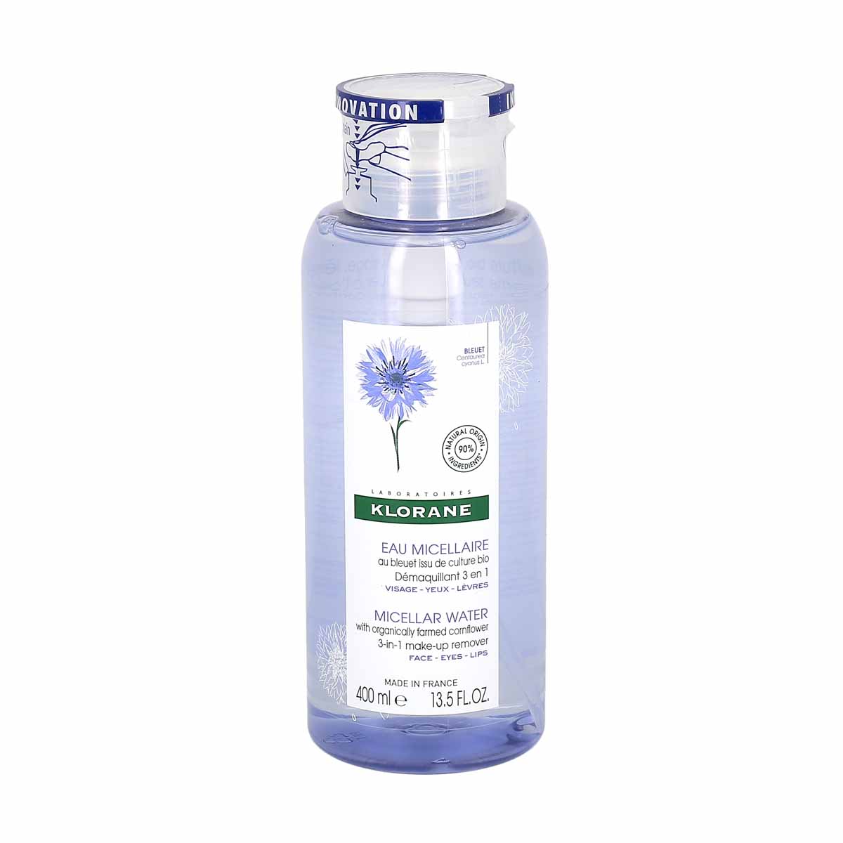 Klorane Korenbloem Micellair Water 3-in-1 Cleanser