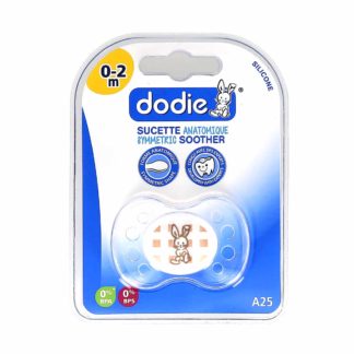 Dodie Anatomische Siliconen Fopspeen 0-2 maanden Valentin A25