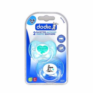 Dodie Anatomische Siliconen Fopspeen 0-6 maanden A31