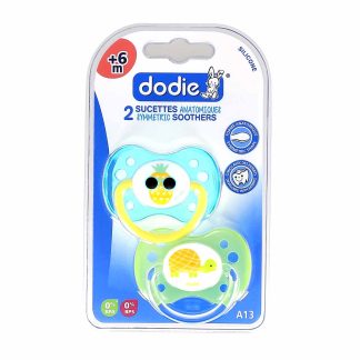 Dodie Anatomische Siliconen Fopspeen +6 maanden Ananas/schildpad A13
