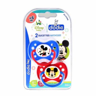 Dodie Anatomische Siliconen Fopspeen +6 maanden Mickey A63