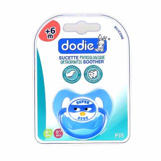 Dodie Fysiologische Siliconen Fopspeen +6 maanden Super Bébé P35