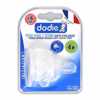 Dodie Inwijding+ Siliconen spenen Brede hals +6 maanden