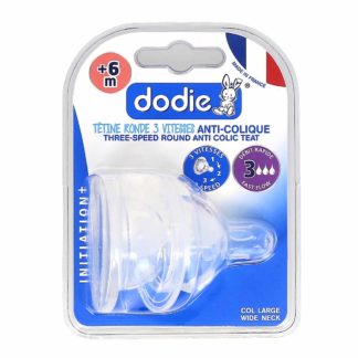 Dodie Inwijding+ Siliconen spenen Brede hals +6 maanden