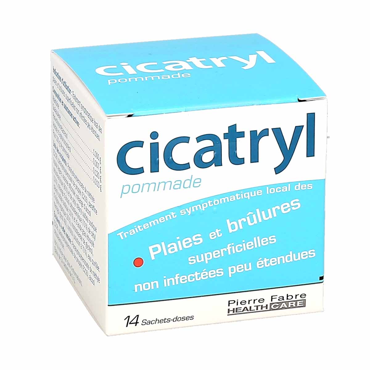 Substances actives (pour 100g de pommade):