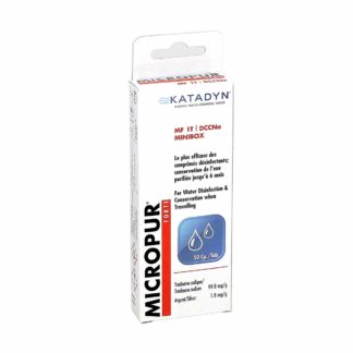Composition (par comprimé) : dichloroisocyanurate de sodium (DCCNA) 4.5 mg