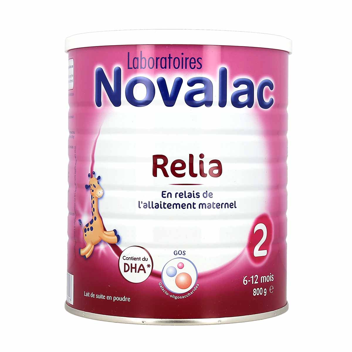 Novalac Relia 2 Babymelk 6-12 maanden, blik 800g