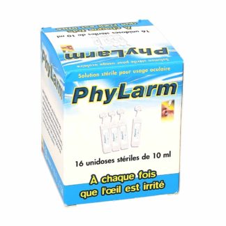 Phylarm steriele oplossing voor oculair gebruik