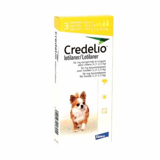 Credelio Chien 56mg (1.3-2.5 kg) comprimés à croquer