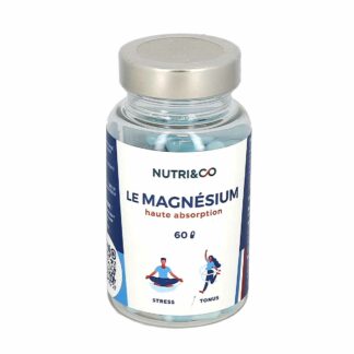 NUTRI&CO le Magnésium Végétal Vitamine B6 60 gélules Stress et Tonus
