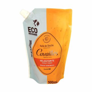 Rogé Cavaillès Huile de Douche Veloutante, Fluweelzachte Douche-olie, navulling