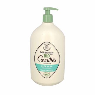 Rogé Cavaillès Gel Bain Douche Aloe Vera, Biologische aloë vera douchegel voor de gevoelige huid, 1 L