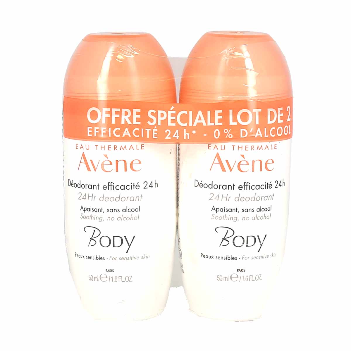 Avène Body Déodorant Efficacité 24H Lot de 2x50ml