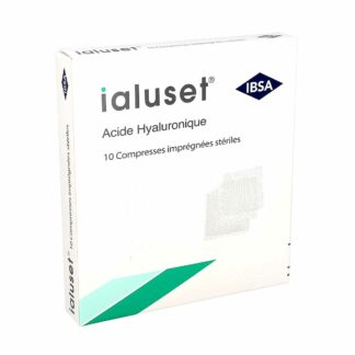 IALUSET 10 geïmpregneerde steriele kompressen