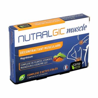 Nutralgic Muscle Santé Verte, doos van 14 tabletten