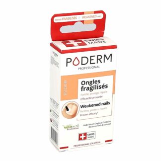 Poderm Silicium Breekbare Nagels, Nagel-en nagelcontourolie-serum, 8 ml