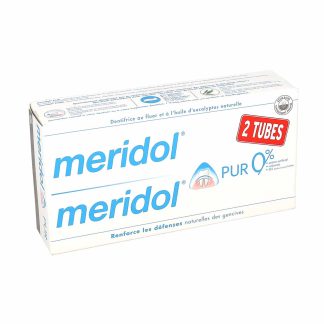 Meridol Dentifrice Pur Lot de 2x75ml