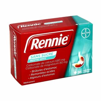 Rennie Sans Sucre 96 comprimés à croquer