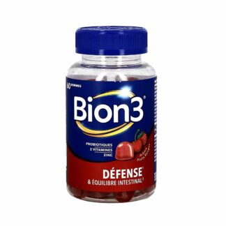 Bion 3 Défense et équilibre intestinal, afweersysteem en darmflora, 60 gummies