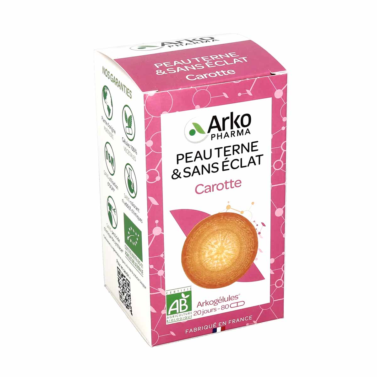 Arkopharma Arkogélules Carotte Bio 80 Gélules