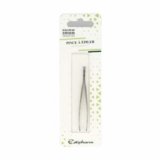 Estipharm Pince à Épiler Mors Biais 3 Pouces