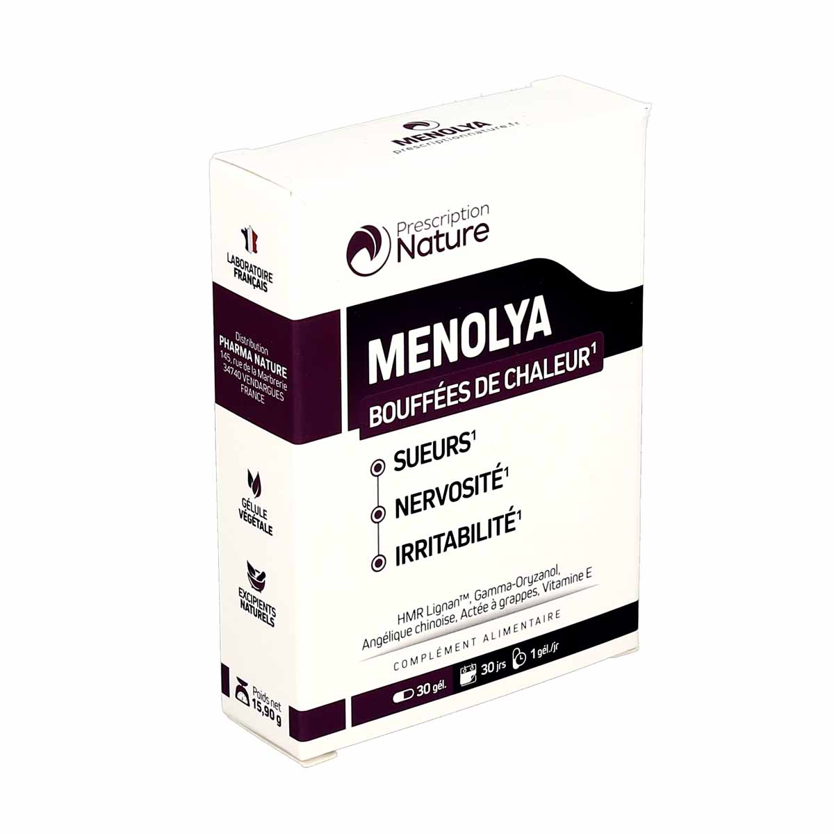 Prescription Nature menolya - 30 gélules
