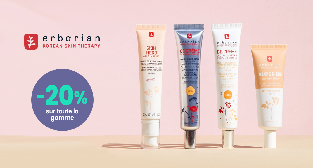 ERBORIAN : -20% sur la beauté coréenne made in France