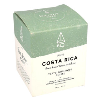 EQ Love Costa Rica Kaars van natuurlijk plantenwas, heerlijk geurend