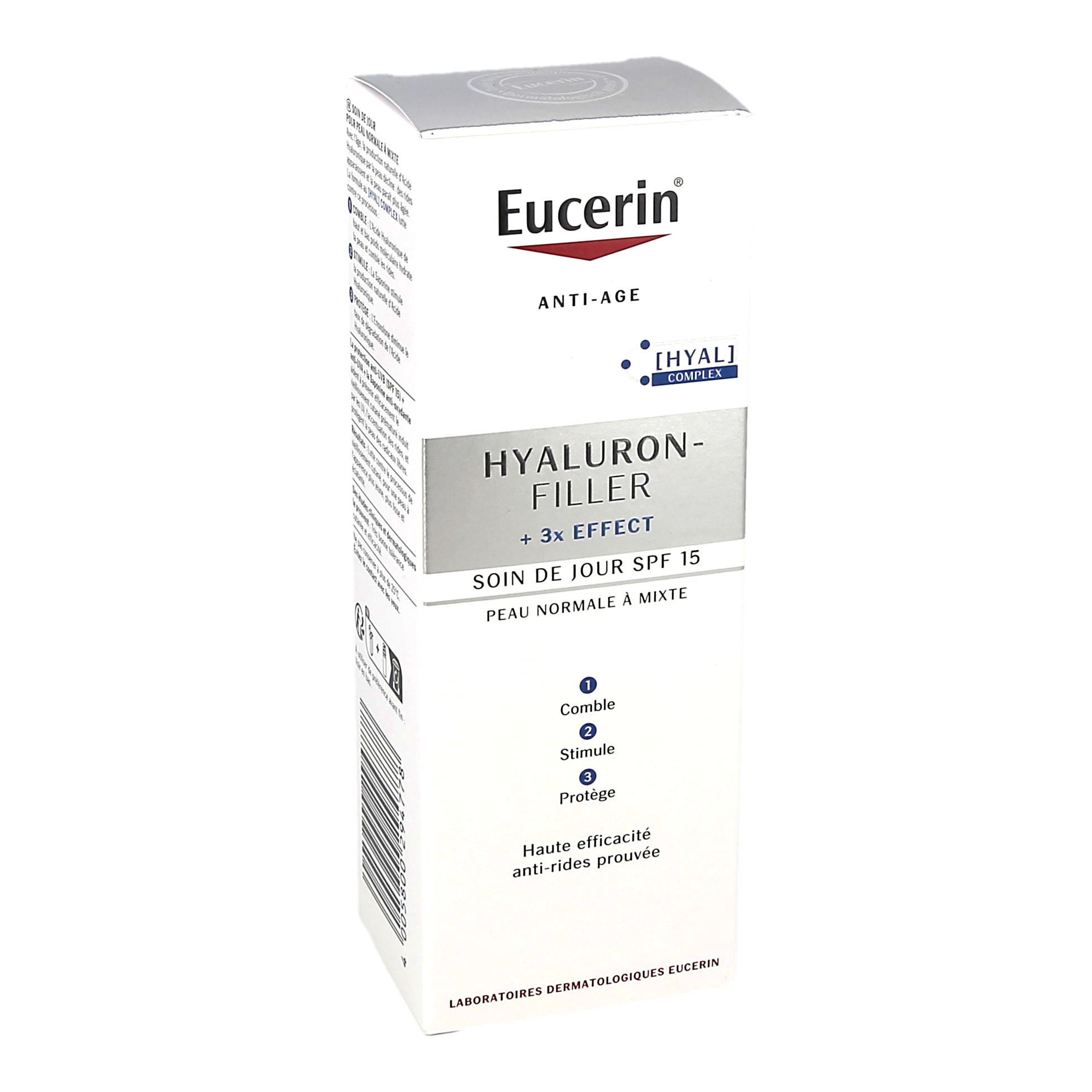 Eucerin Hyaluron-Filler + 3x Effect Dagcrème SPF15 Normale tot Gemengde Huid